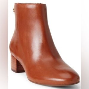 NWT Lauren Ralph Lauren Welford II Deep Saddle Tan/Dark Natural 5